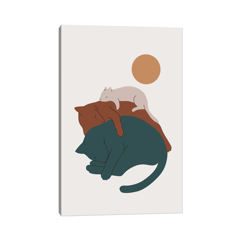 Cat Landscape XVII by Lim Heng Swee - Wrapped Canvas Print, 66.04 cm H x 45.72 cm W
