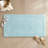 1 PCS 24X60" 100% Cotton Tufted 3000 GSM Reversible Bath Rug Blue-835691989