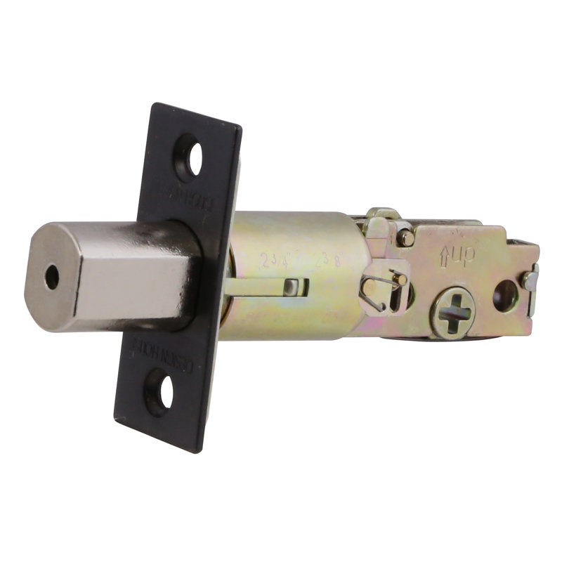 Pro Square Replacement Single/Double Deadbolt Compatible Latch in Oil Rubbed Bronze