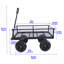 Les chariots de chariot de jardin de chariot de chariot facilitent le transport du bois de chauffage Tc1840bkg