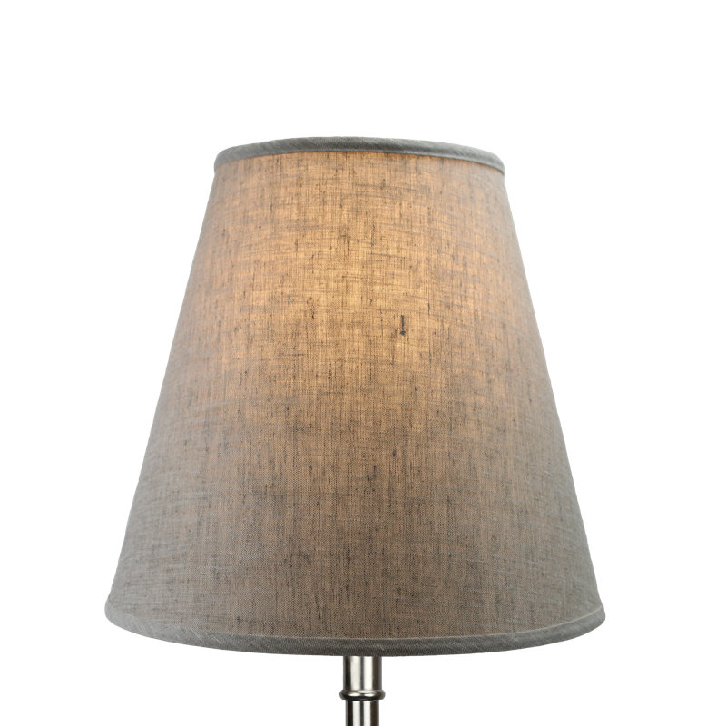 14.5" H x 16" W Empire Lamp Shade - (Spider Attachment) in Linen Oatmeal