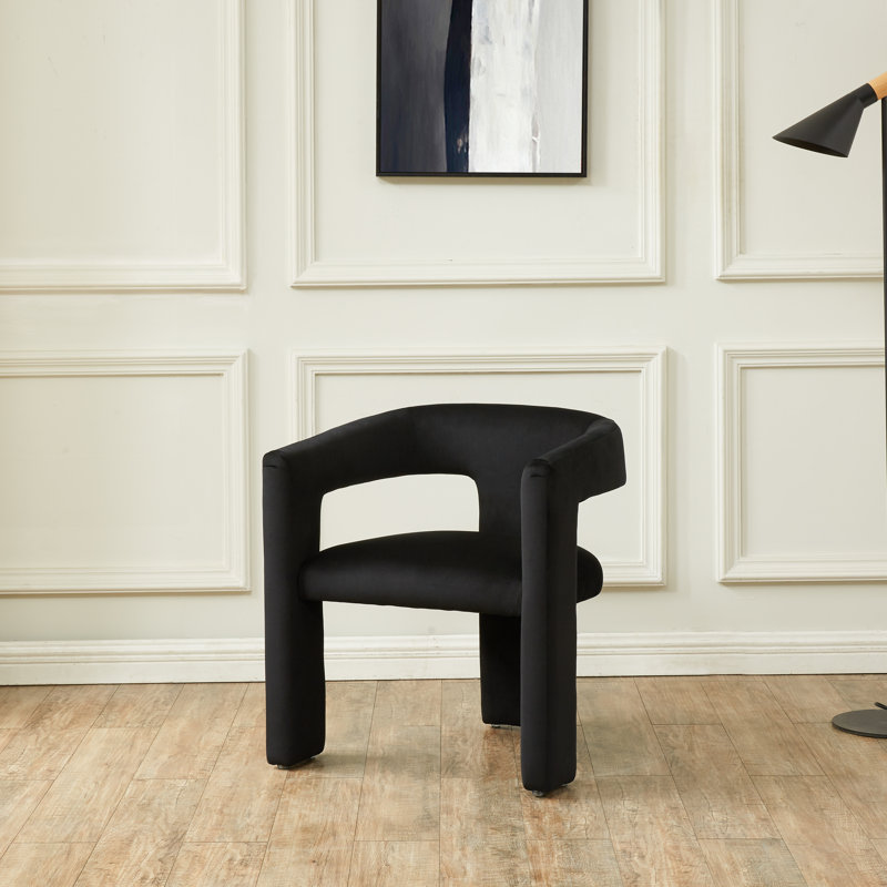 Luchanna 25 de large, Velours noir