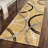 Andreina Abstract Yellow/Black/Gray Area Rug-437069821