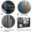 Minimal Tech Blue Silver Sphere - Ensemble de décorations murales géométriques-59726953-59726955