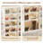 Foldable Shoe Rack Organizer For Closet, Plastic Clear Collapsible Shoe Shelf For Front Door Entrance, Stackable Folding Shoes Storage Boxes Dustproof