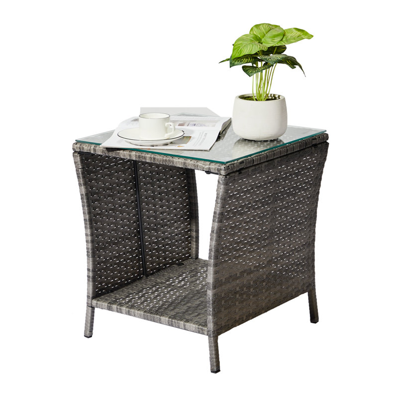 Table d'appoint Ariabella, Gris