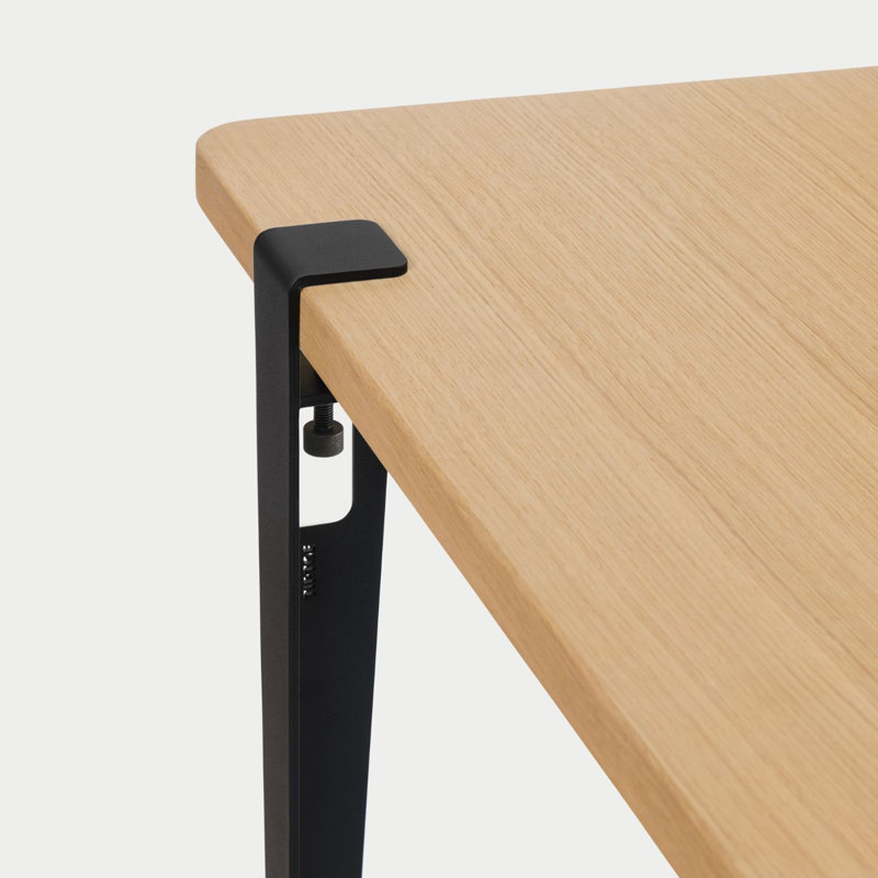 Table de salle à manger Tiptoe, 59.1"W x 29.5"D, Graphite Black