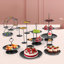 Ensemble de 12 présentoirs à desserts ronds-101986863