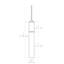 Luminaire suspendu en acrylique givré Light Guide - 3 W-98167611-100929679