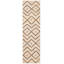 Tapis géométrique en jute tissé à la main Hawes-1467683526