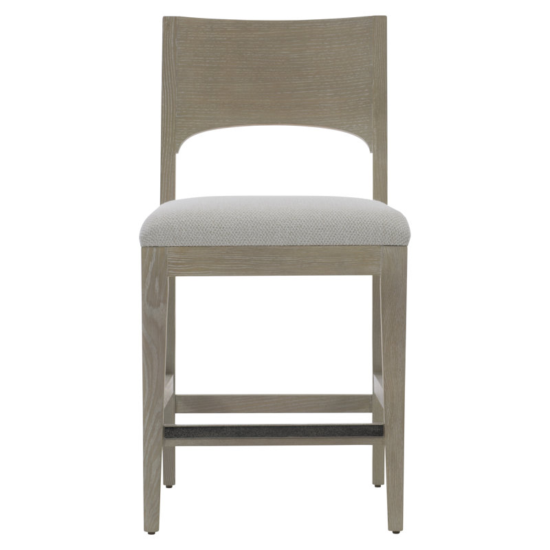 Solaria Upholstered Counter Stool with Solid Wood Frame, Counter Stool (24.5” Seat Height)