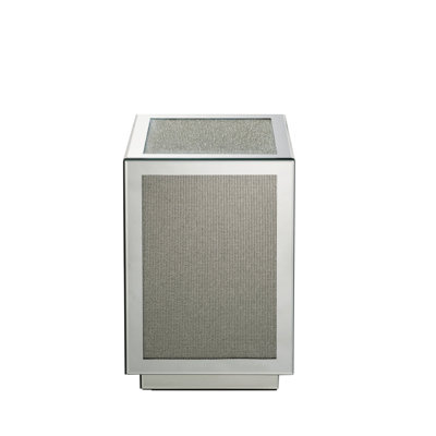 Noralie Mirrored & Faux Dimaonds Accent Table