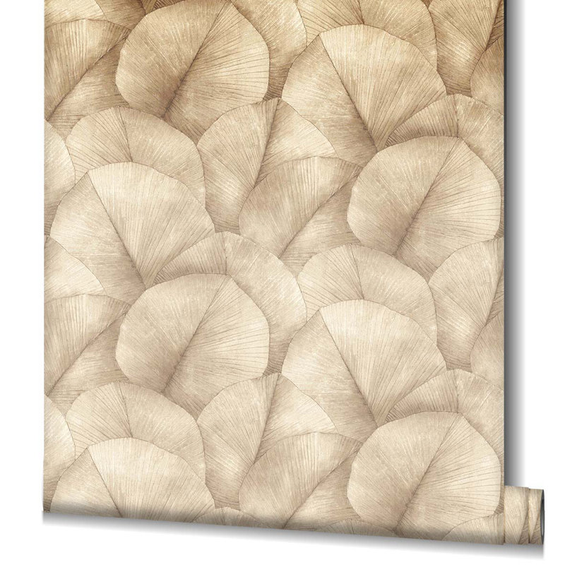 Amariyana Collection Repeatable Palm 4 Mural 212Cm, Beige/Cream
