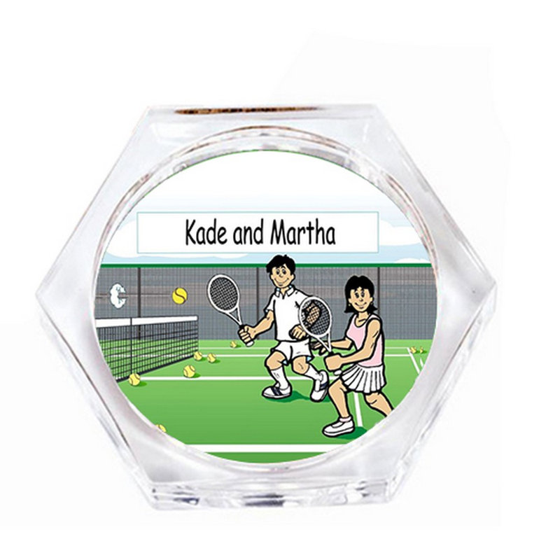 Ensemble de 4 sous-verres personnalisés, Oui