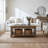 Weston Traditional 31.5" W Square Coffee Table With Shelf-743965987