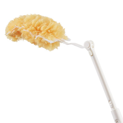 Recharges de plumeau, plumeaux robustes pour le nettoyage, poignée extensible de 3 pi avec 10 recharges, ensemble de nettoyage réutilisable en tissu non tissé à 360 ° pour épousseter les meubles, les stores, les ventilateurs de plafond, les murs et les coins
