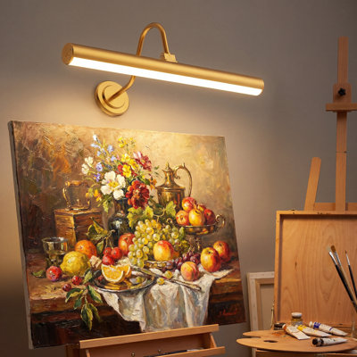 Picture Lights for Wall, 16.5in Picture Light with Remote, Touch Control 3 Color Modes and Dimmable Classic Art Light for Paintings, Gallery,Bathroom with Timer