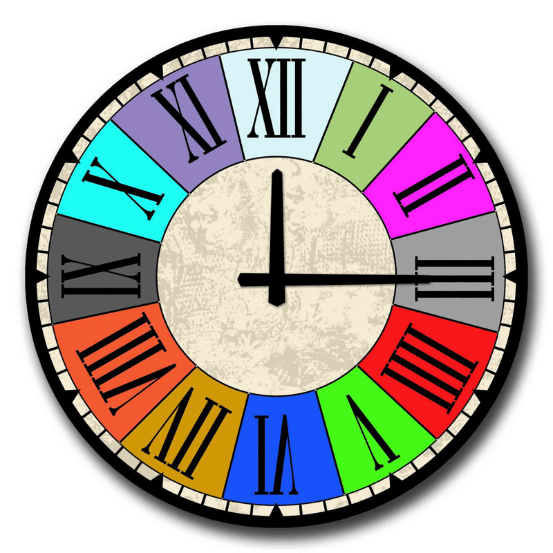 Horloge murale élégante Elegant, 19,7 pouces de diamètre | 100% panneau de fibres à densité moyenne, épaisseur: 0,2 pouce | Design minimaliste élégant pour la décoration de la maison et du bureau | Parfait pour le salon, la chambre à coucher et 