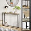 Modern Console Table with Metal Legs – Sleek Hallway Living Room Home Office & Entryway Accent Table-695226905-695226887