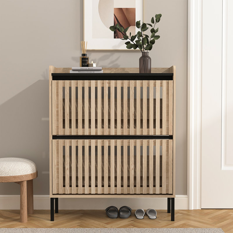 Armoire à chaussures double Grille