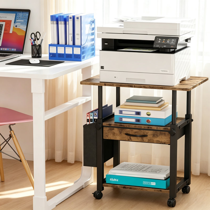 76cm H x 56cm W Printer Stand