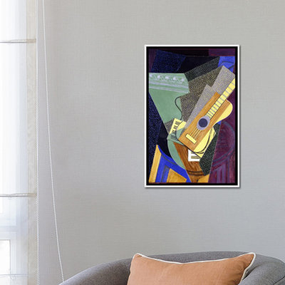Guitare sur table Table sur une table, 1916 par Juan gris, reproduction d’art