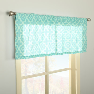 Gasquet Geometric Tailored Window Valance