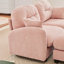Canapé modulaire en L modulaire avec repose-pieds, tissu chenille de qualité supérieure, dossier capitonné, conception ergonomique pour une installation facile dans divers espaces-912117900