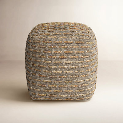 Rue 16" Cotton Pouffe