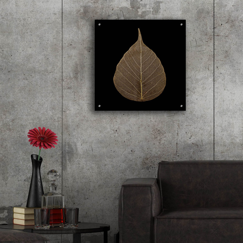 «Feuille brune» par PhotoINC Studio, H 24 po x l 24 po x P 0,2 po