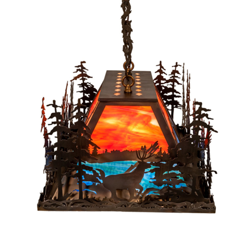 Moose Through the Trees 6 - Light Pendant