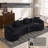 Boneless Curved Chenille Sectional Sofa-398895172-398895174
