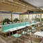 Banc rembourré en similicuir Light Luxury