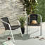 Chaise de patio empilable Herdon-23847977