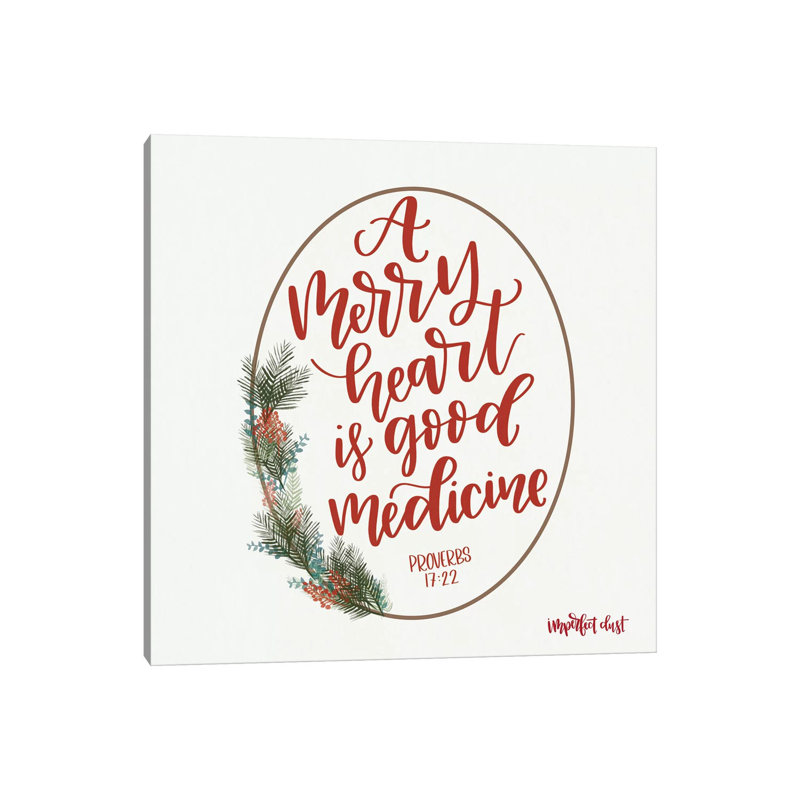 Merry Heart by Imperfect Dust - Wrapped Canvas Print, 30.48 cm H x 30.48 cm W