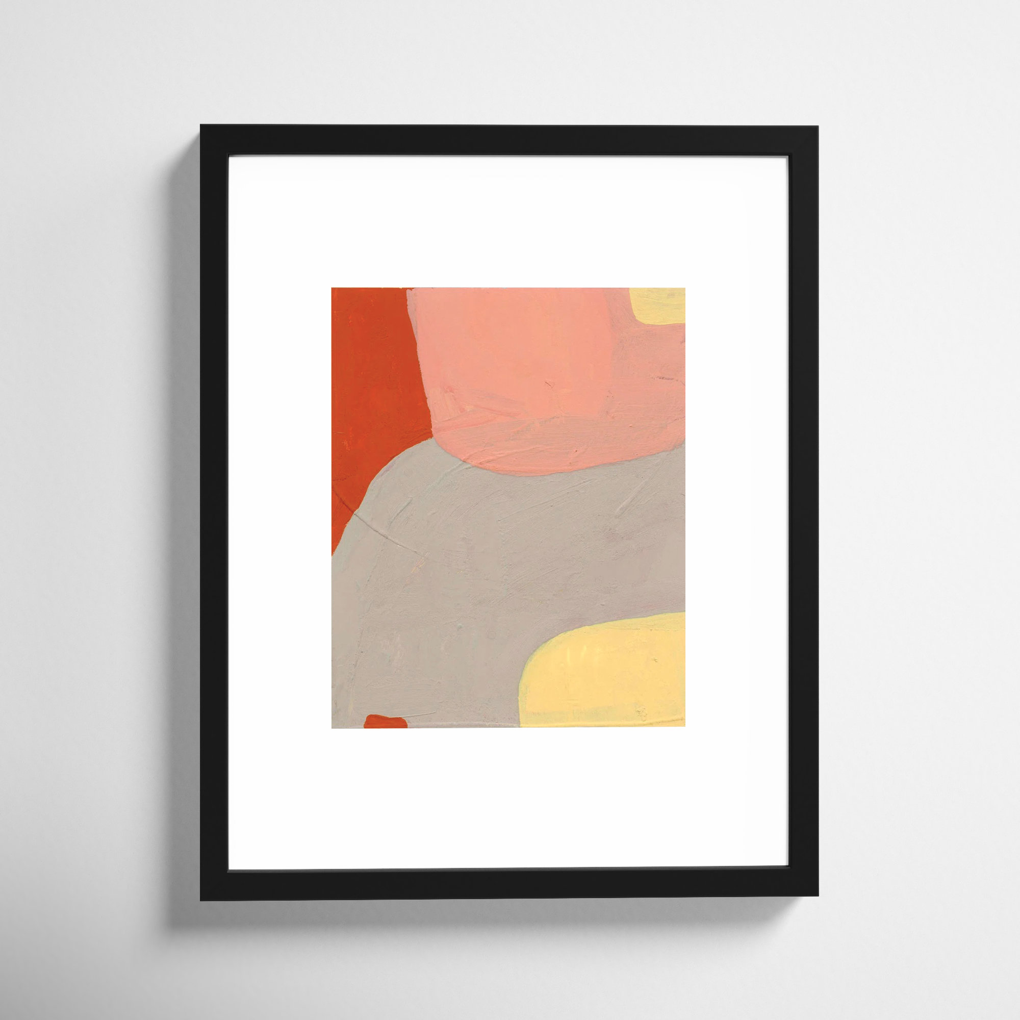 Nude Contour Sketch I Framed On Paper by Ethan Harper Print