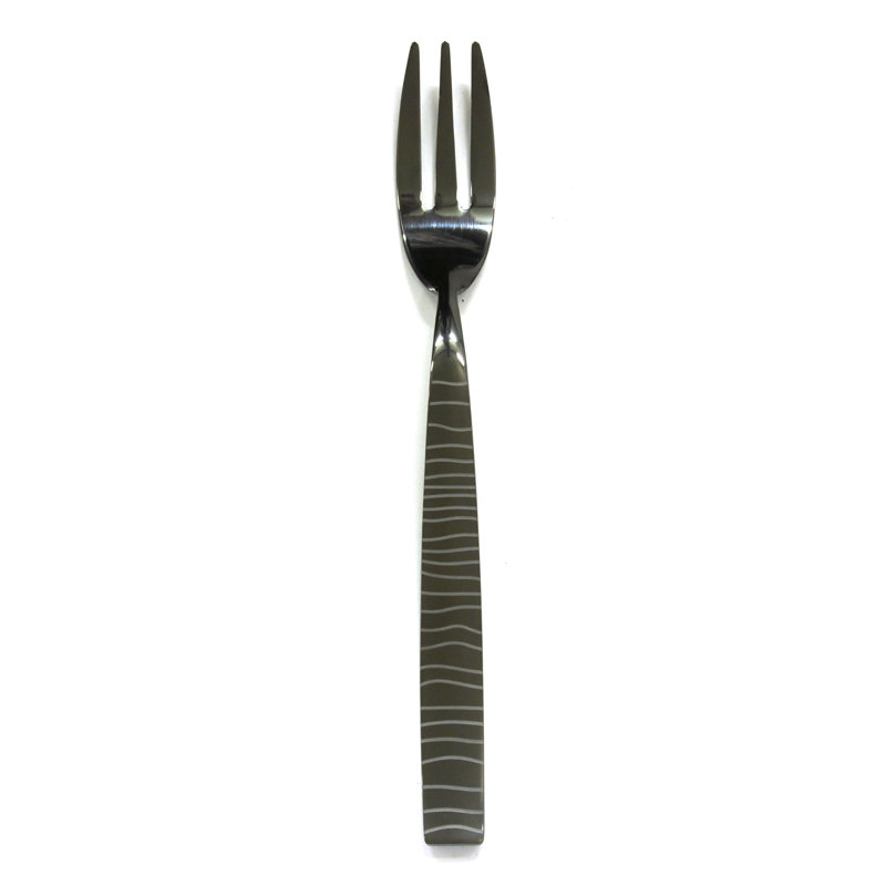 Tigre Serving Fork - 24 Pieces, Oro Nero