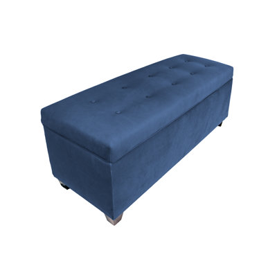 Banc de rangement rembourré