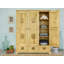 Oronoco 3 Door Solid Wood Wardrobe