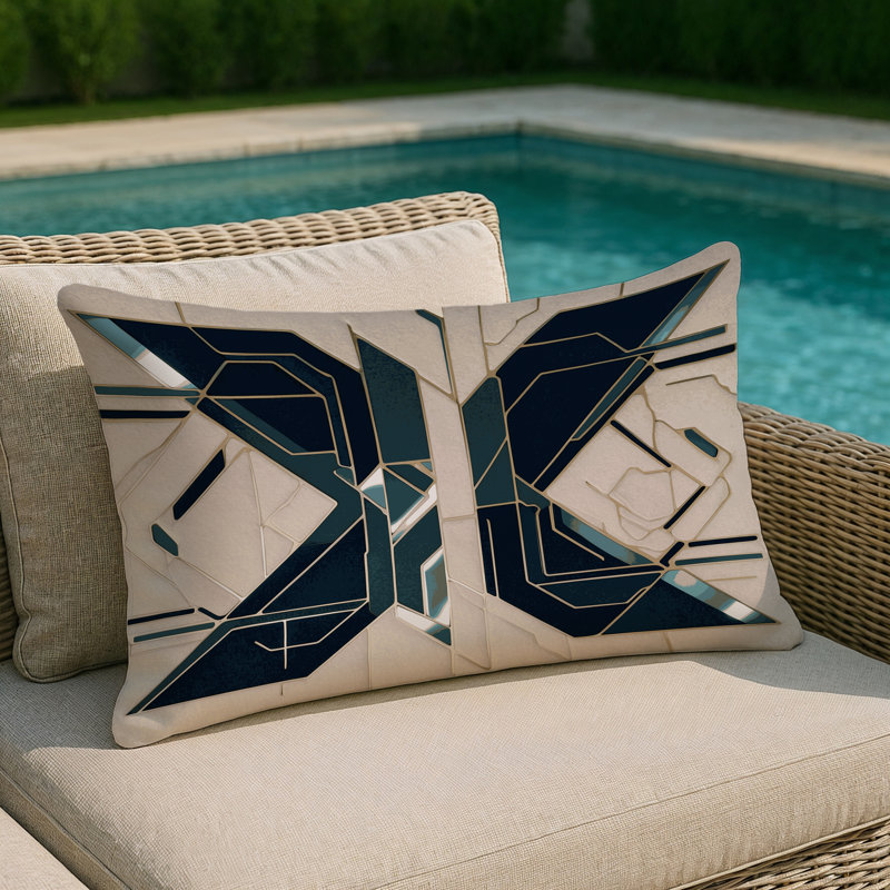 Stellar Harmony Indoor And Outdoor Throw Pillow, Rectangle 18"H x 25"W