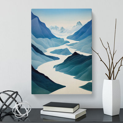 Glacier Pathway - Wrapped Canvas