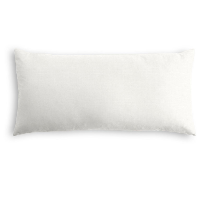 Housse de coussin rectangulaire, 12 po x 18 po, Ivoire