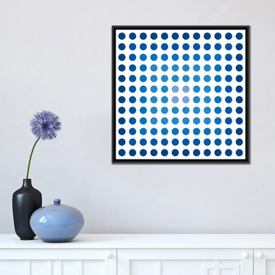 Albree " Modern Faded Navy Dots "