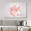 Watercolor Pink Style Flower Petal Modern Home Art Decor-101092616