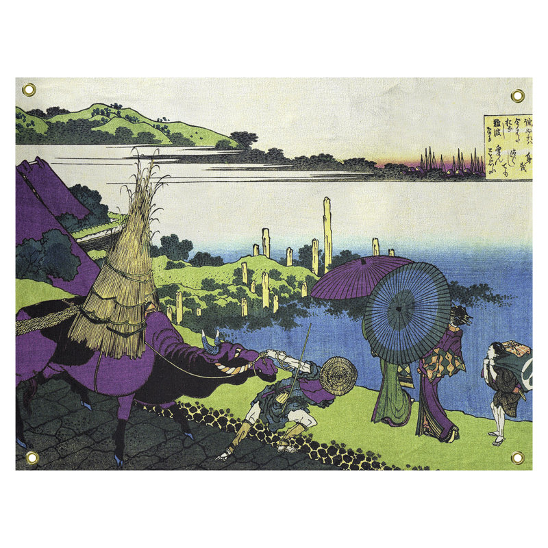 Tapisserie murale River Farm, H 37,5 po x l 27,5 po, Olive / brun