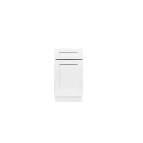 NelsonCabinetry Brilliant 34.5'' H White Standard Base Cabinet Ready-to ...