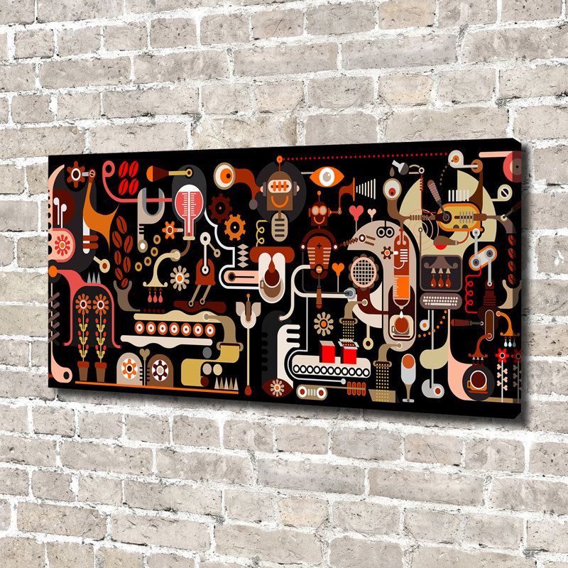 Coffee Production - Wrapped Canvas Print