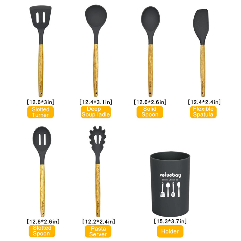 Ensemble d'ustensiles de cuisine 7 pièces Wuyi