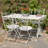 Fessenden 4 - Person Metal Patio Dining Set with Rectangular Table