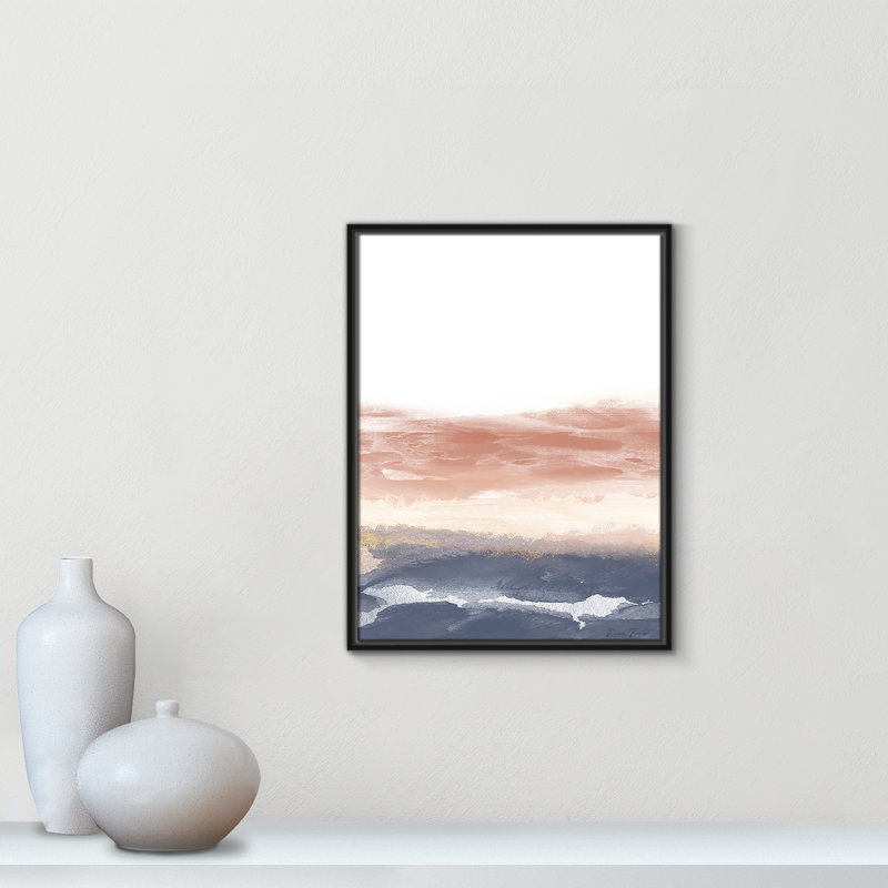 Pomeline Endurance - reproduction de cadre flottant sur toile, Noir, H 25,5 po x l 19,5 po x P 2 po